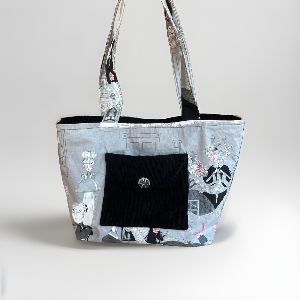 ALEXANDER HENRY "The Ghastlies" & "Ghastly Forest" Fabric Bag Purse Pockets